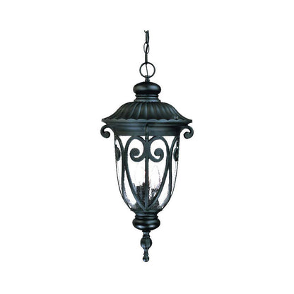 Acclaim Lighting Naples 3-Light Matte Black Hanging Light in Matte Black 2126BK