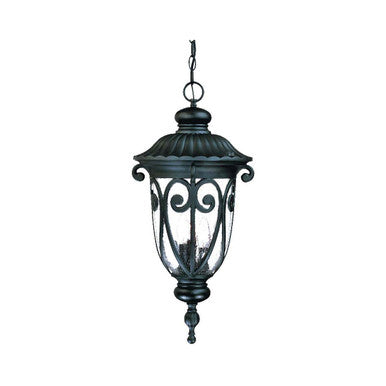 Acclaim Lighting Naples 3-Light Matte Black Hanging Light in Matte Black 2126BK