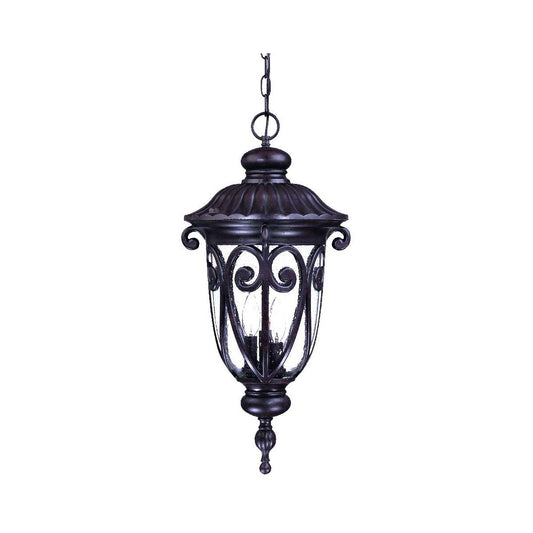 Acclaim Lighting Naples 3-Light Marbelized Mahogany Hanging Light in Marbleized Mahogany 2126MM