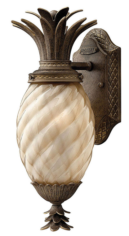 Hinkley Lighting Plantation Extra Small Wall Mount Lantern Pearl Bronze 2126PZ