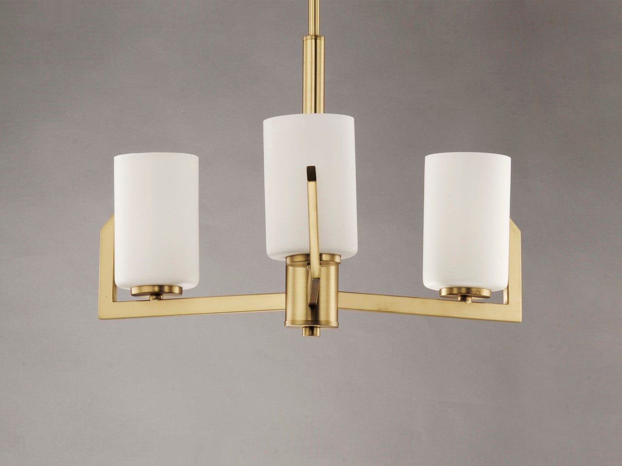 Maxim Dart 3-Light Chandelier in Satin Brass 21285SWSBR