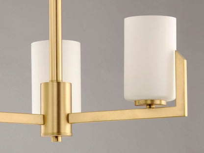 Maxim Dart 3-Light Chandelier in Satin Brass 21285SWSBR