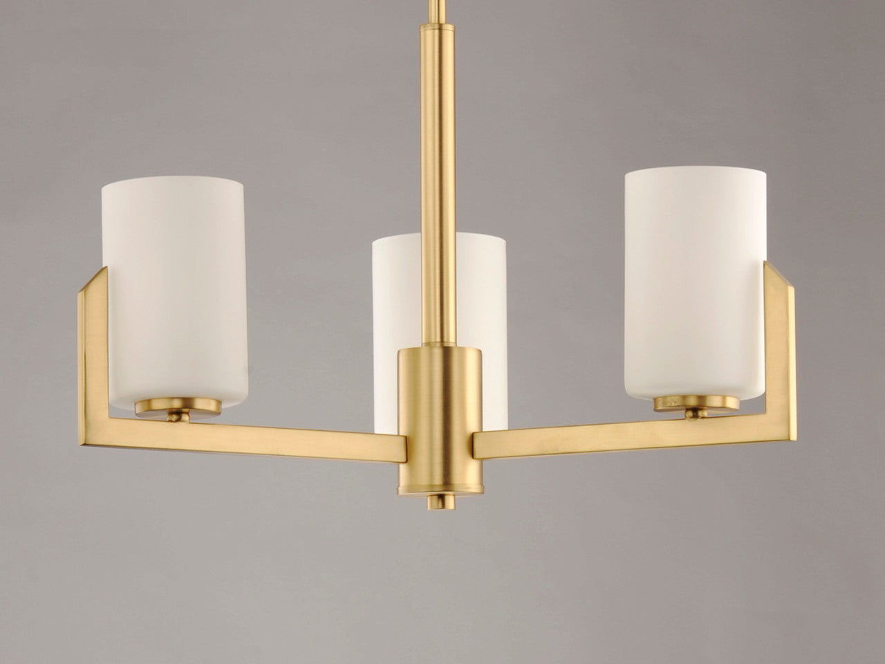 Maxim Dart 3-Light Chandelier in Satin Brass 21285SWSBR