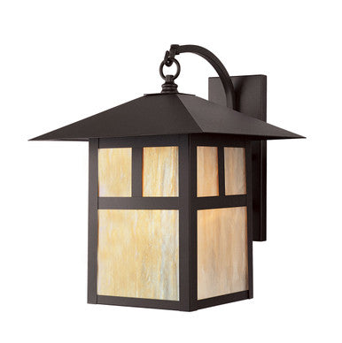 Livex Lighting Montclair Mission Collection 1 Light Bronze Outdoor Wall Lantern in Bronze 2137-07