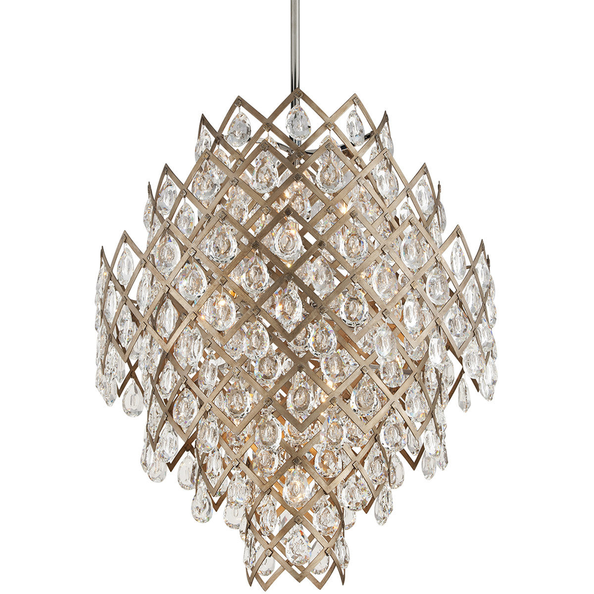 Corbett Lighting Tiara Chandelier in Vienna Bronze 214-411