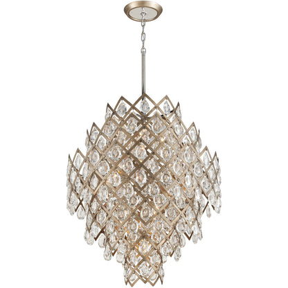 Corbett Lighting Tiara Chandelier in Vienna Bronze 214-411