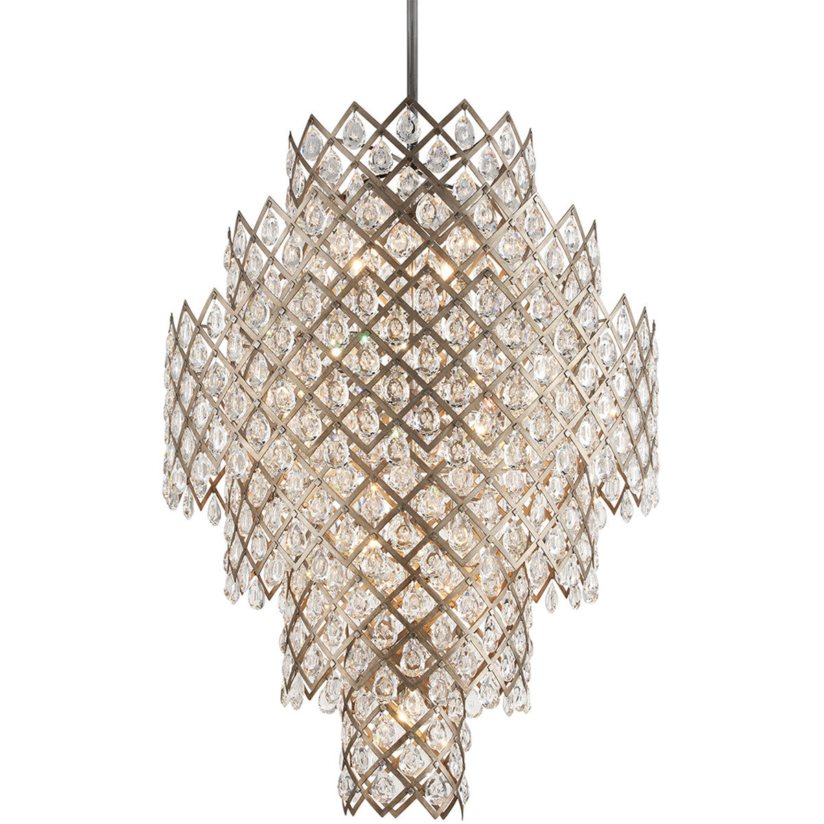 Corbett Lighting Tiara Chandelier in Vienna Bronze 214-717