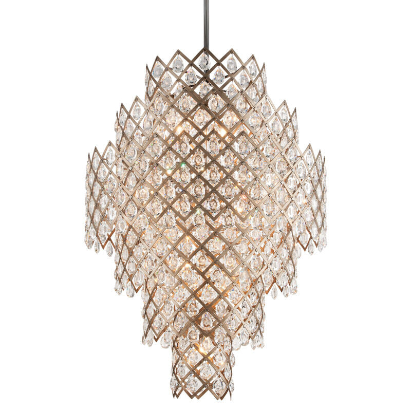 Corbett Lighting Tiara Chandelier in Vienna Bronze 214-717