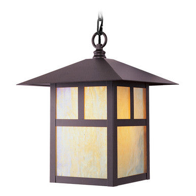 Livex Lighting Montclair Mission Collection 1 Light Bronze Outdoor Chain Lantern  in Bronze 2141-07