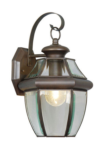 Livex Lighting Monterey Collection 1 Light Bronze Outdoor Wall Lantern in Bronze 2151-07