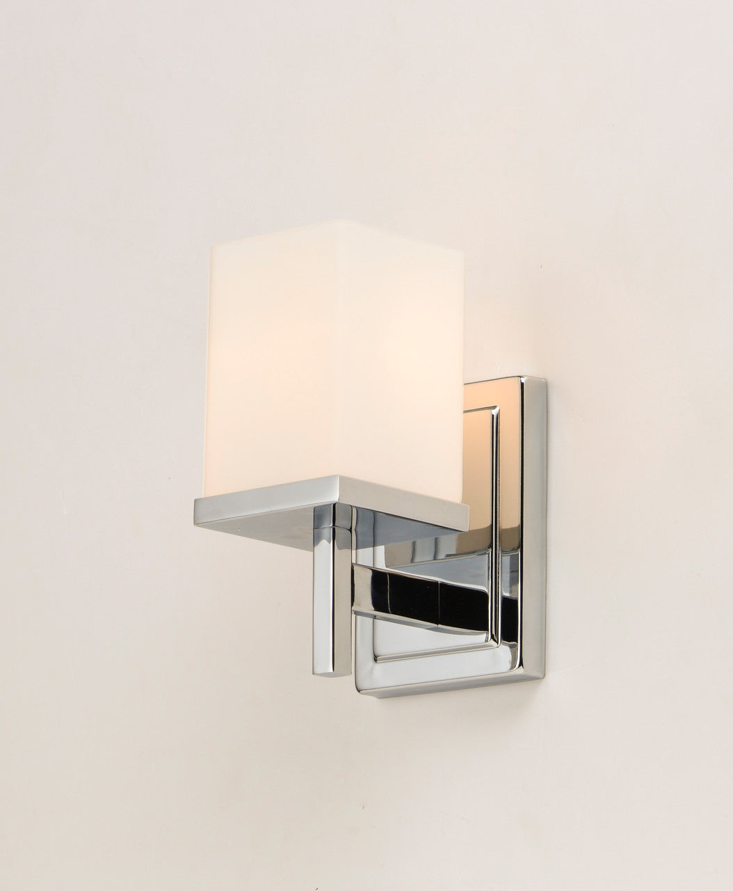 Maxim Tetra 1-Light Wall Sconce in Polished Chrome 2151SWPC