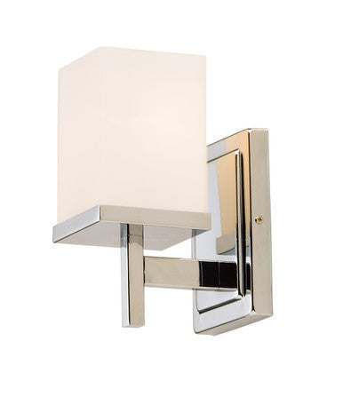 Maxim Tetra 1-Light Wall Sconce in Polished Chrome 2151SWPC