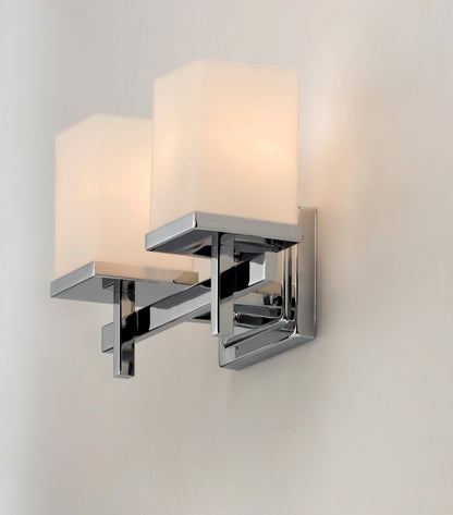 Maxim Tetra 2-Light Bath Vanity in Polished Chrome 2152SWPC