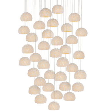 Currey & Co. Virtu 36-Light Round Multi-Drop Pendant 9000-1183