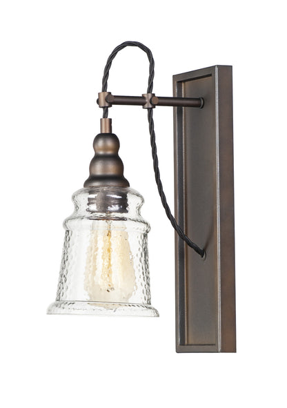 Maxim Revival 1-Light Wall Sconce in Oil Rubbed Bronze 21572HMOI