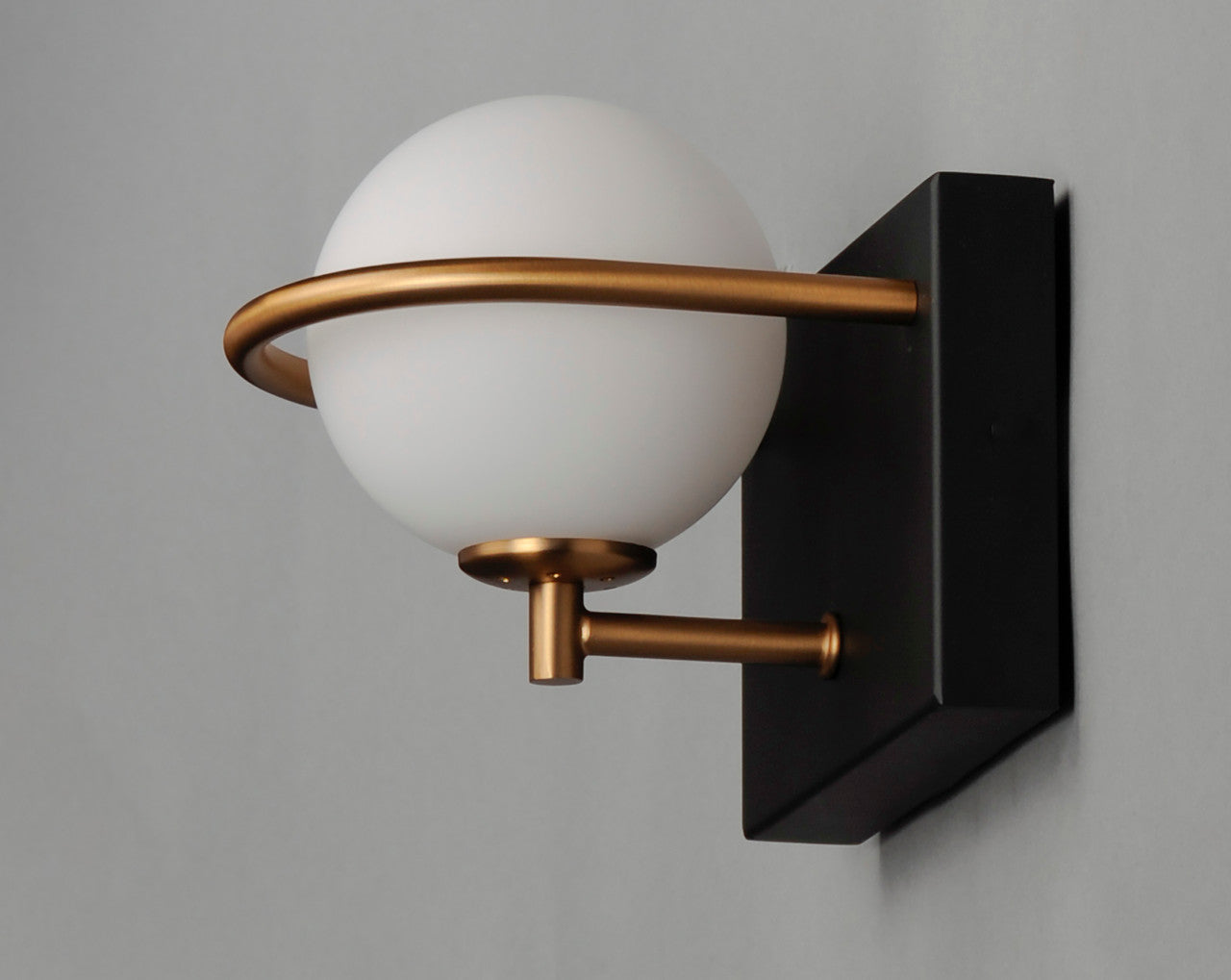 Maxim Revolve 1-Light LED Wall Sconce in Black / Gold 21601SWBKGLD