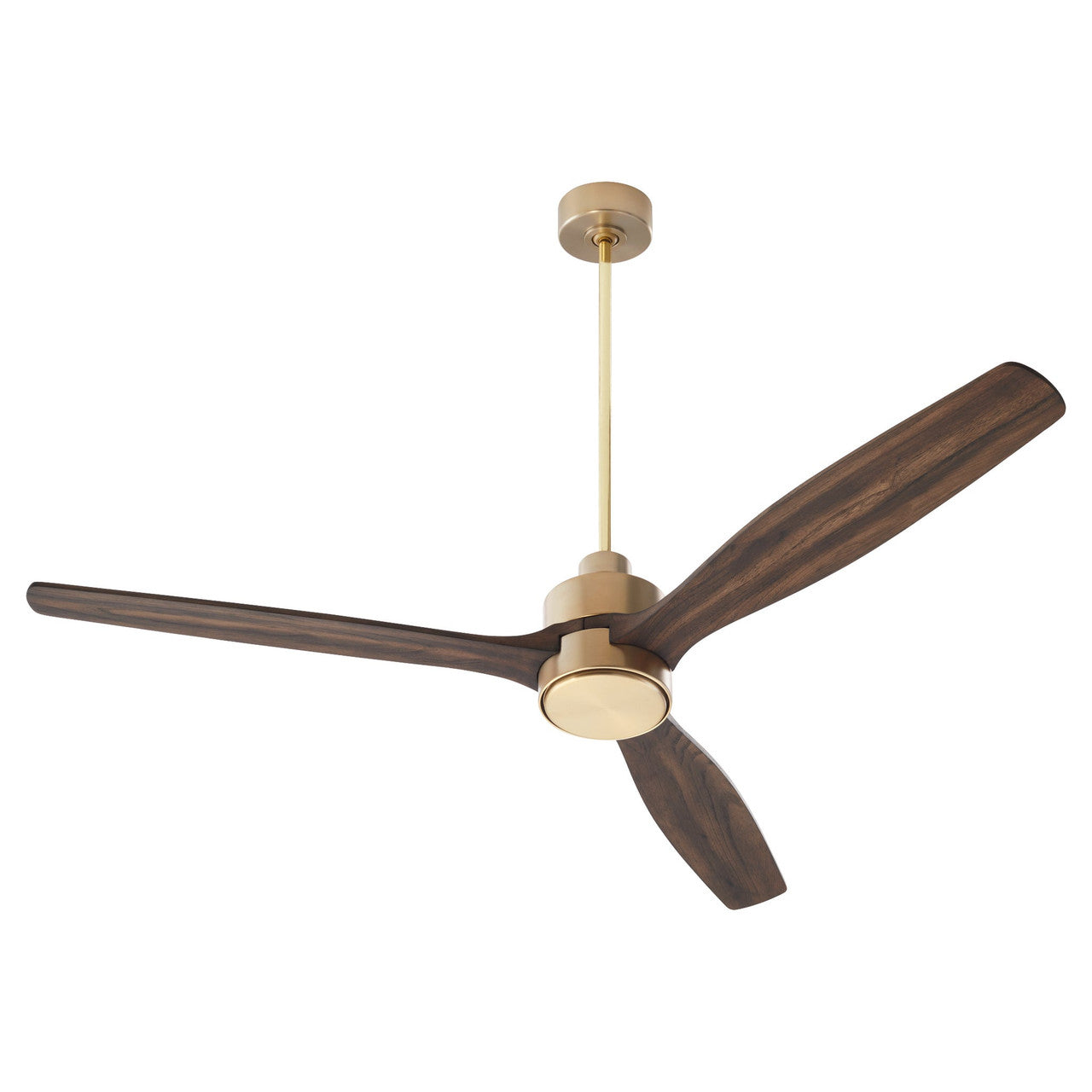 Quorum Reni Ceiling Fan in Aged Brass 21653-80