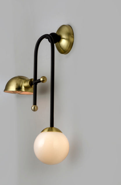 Maxim Mingle 2-Light LED Wall Sconce in Bronze / Satin Brass 21662WTBZSBR