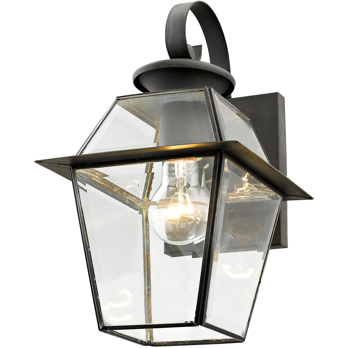 Livex Lighting Westover Collection 1 Light Charcoal Outdoor Wall Lantern in Charcoal 2181-61