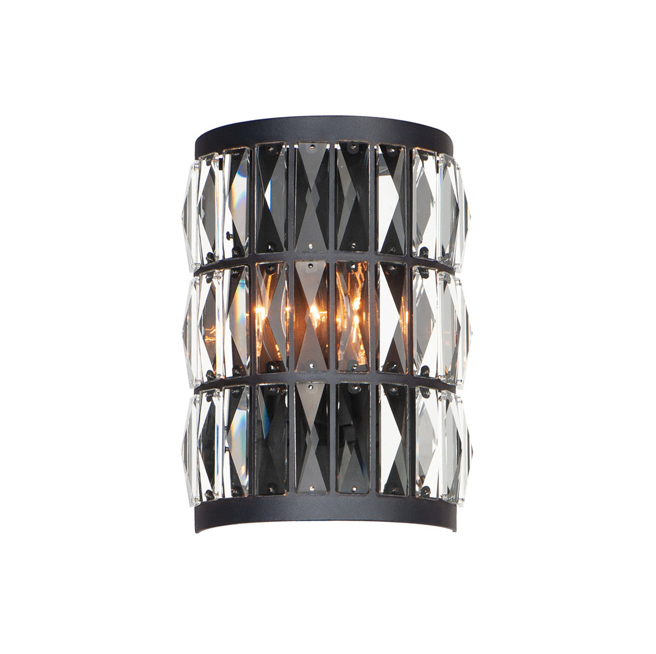 Maxim Madeline 2-Light Wall Sconce in Black 21812BCBK