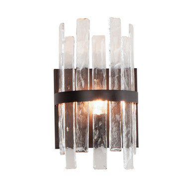 Maxim Warren 1-Light Wall Sconce in Dark Bronze 21839AGDBZ