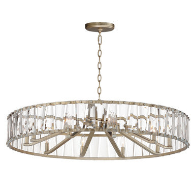 Maxim Odeon 10-Light Chandelier in Golden Silver 21869BCGS