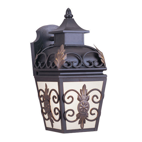 Livex Lighting Berkshire Collection 1 Light Bronze Outdoor Wall Lantern in Bronze 2191-07