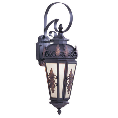 Livex Lighting Berkshire Collection 1 Light Bronze Outdoor Wall Lantern in Bronze 2192-07