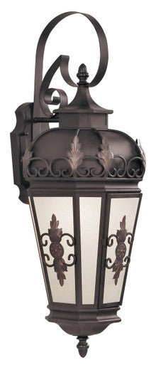 Livex Lighting Berkshire Collection 1 Light Bronze Outdoor Wall Lantern in Bronze 2193-07