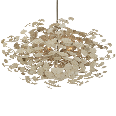 Currey & Co. Maidenhair Cream Semi-Flush Mount 9000-1108