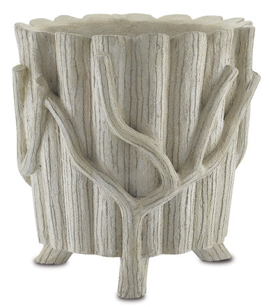 Currey & Co. Large Faux Bois Planter 2200-0002