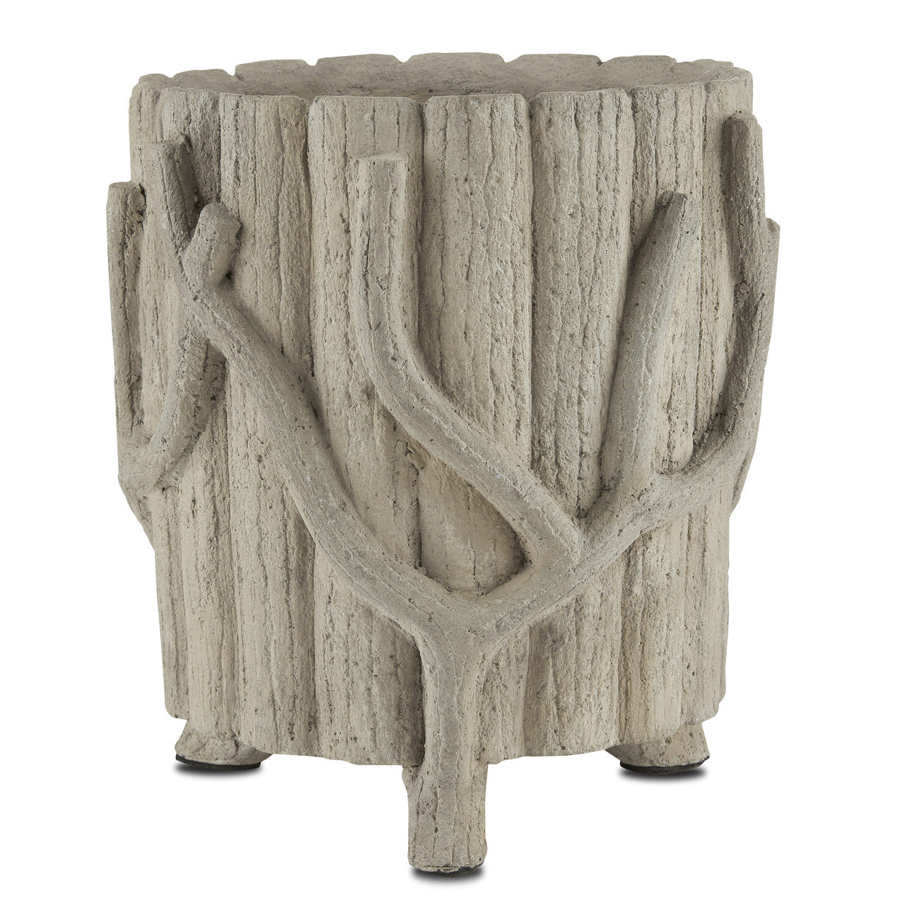 Currey & Co. Faux Bois Medium Planter 2200-0020