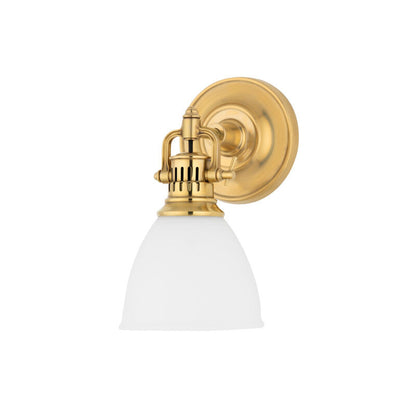 Hudson Valley Lighting Pelham Wall Sconce in Aged Brass 2201-AGB