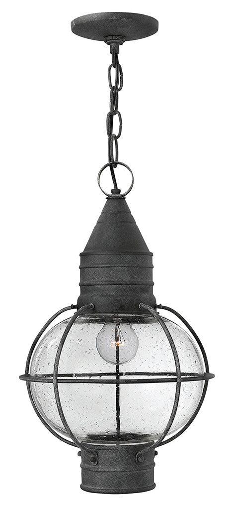 Hinkley Lighting Cape Cod Medium Hanging Lantern Aged Zinc 2202DZ