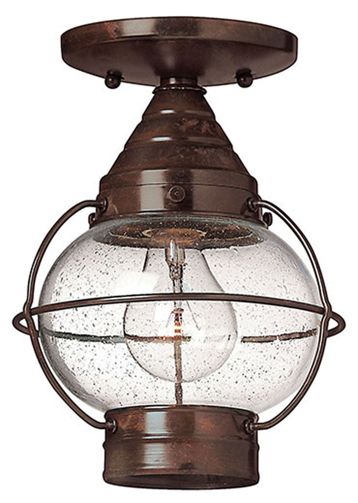 Hinkley Lighting Cape Cod Small Convertible Flush Mount Sienna Bronze 2203SZ