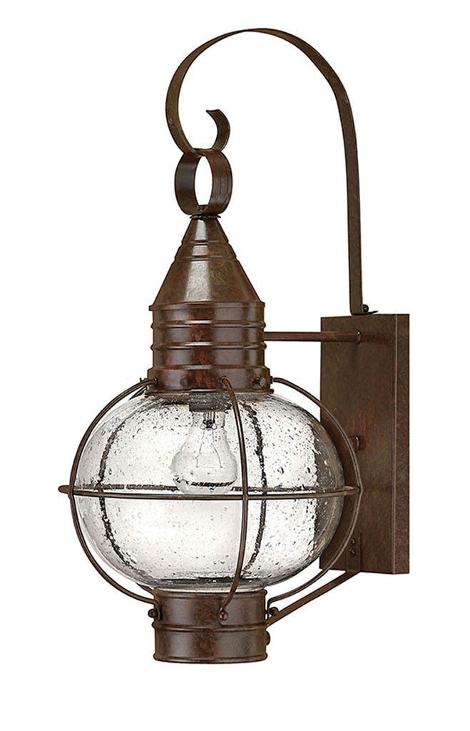 Hinkley Lighting Cape Cod Medium Wall Mount Lantern Sienna Bronze 2204SZ