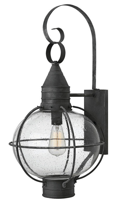 Hinkley Lighting Cape Cod Large Wall Mount Lantern Aged Zinc 2205DZ