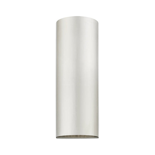 Livex Lighting Bond Collection  1 Light Brushed Nickel Outdoor / IndoorADA Large Sconce in Brushed Nickel 22063-91