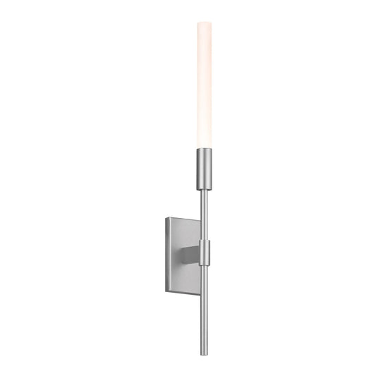 Sonneman Lighting Wands 1-Arm LED Sconce in Bright Satin Aluminum 2210.16