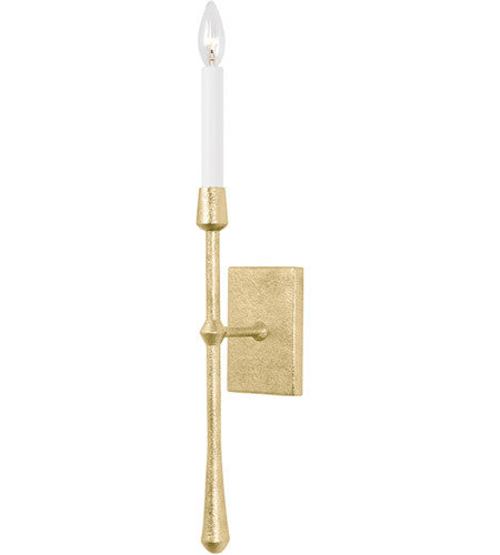 Hudson Valley Lighting Hathaway 1 Light Wall Sconce in Vintage Gold Leaf 2221-VGL