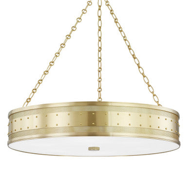 Hudson Valley Lighting Gaines Chandelier in Aged Brass 2230-AGB