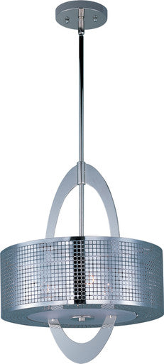 Maxim Mirage 3-Light Pendant in Polished Nickel 22303PN