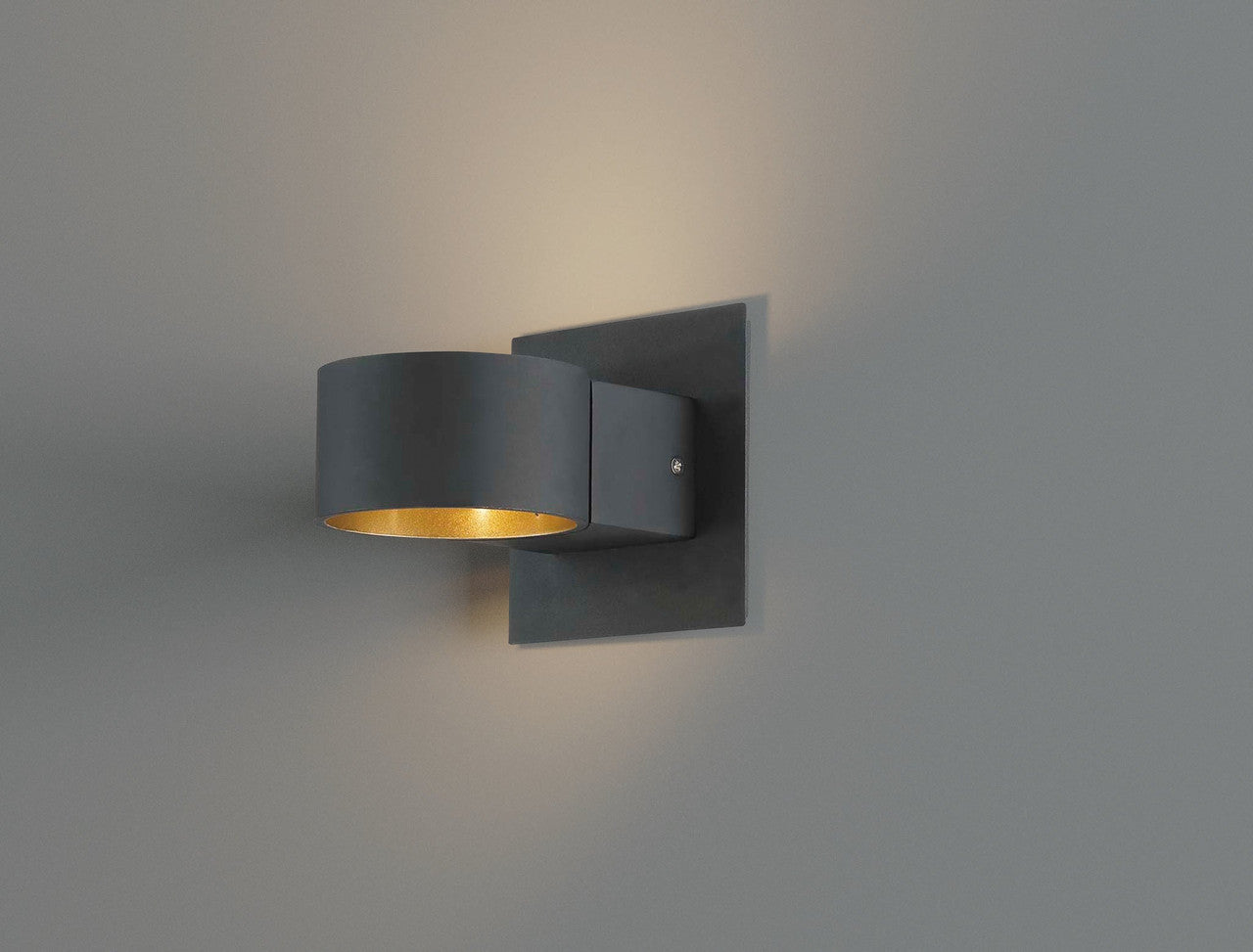 Arnsberg LaCapo LED Wall Sconce in Black / Gold 223410132