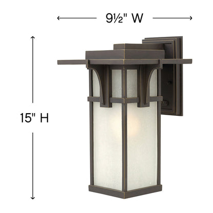 Hinkley Lighting Manhattan Medium Wall Mount Lantern Oil Rubbed Bronze 2234OZ