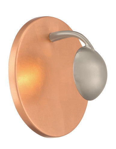 Arnsberg Aurora Wall Sconce in Copper / Silver 223810209