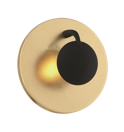 Arnsberg Aurora Wall Sconce in Gold / Black 223810279