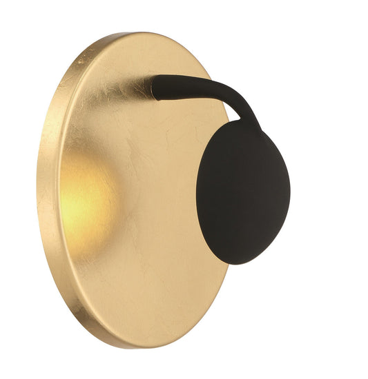 Arnsberg Aurora Wall Sconce in Gold / Black 223810279