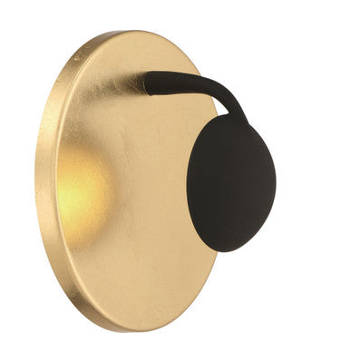 Arnsberg Aurora Wall Sconce in Gold / Black 223810279