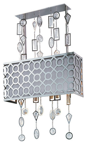 Maxim Symmetry 3-Light Pendant in Polished Nickel 22389STPN