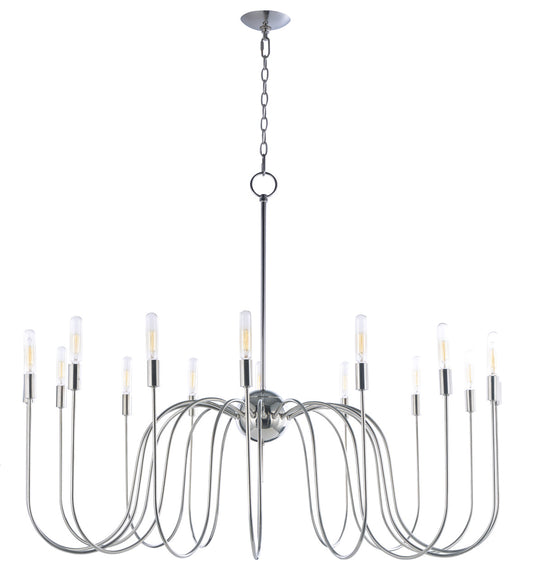 Maxim Willsburg 16-Light Chandelier in Polished Nickel 22408PN